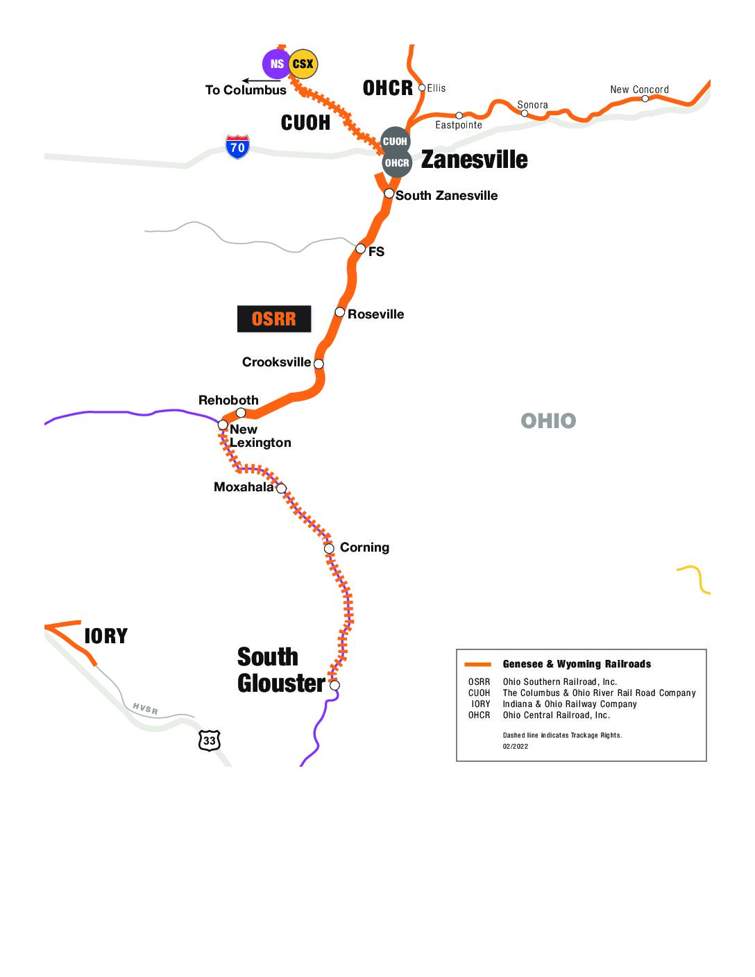 Ohio Southern Railroad – A Genesee & Wyoming Company